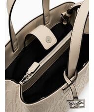 ARMANI EXCHANGE LOGO EMBOSSED Hand shopper, with shoulder strap valley - Women’s Bags - 5