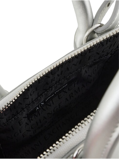 MEGAN Hand bag, with shoulder strap silver - Women’s Bags