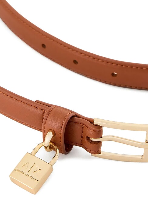 LOCK Belt with charm whiskey - Belts