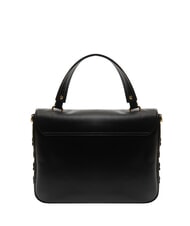 BRACCIALINI SOFIA Leather handbag with little flowers black - Women’s Bags - 4