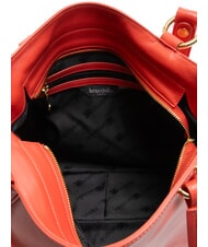 BRACCIALINI SOFIA Leather shoulder bag with little flowers red - Women&rsquo;s Bags - 5