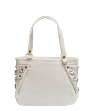 BRACCIALINI SOFIA Leather shoulder bag with little flowers white - Women&rsquo;s Bags - 4