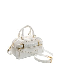 BRACCIALINI GISELLE Metallic logo trunk bag white - Women’s Bags - 2