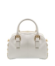 BRACCIALINI NORA Leather satchel bag with buckles white - Women&rsquo;s Bags - 5