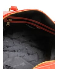 BRACCIALINI NAOMI Leather woven trunk bag red - Women’s Bags - 6