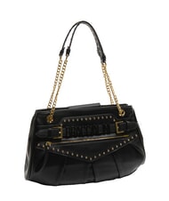 BRACCIALINI GISELLE Shoulder bag with metal logo black - Women’s Bags - 2