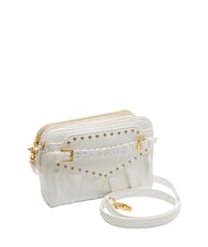 BRACCIALINI GISELLE Shoulder bag with logo and studs white - Women’s Bags - 2