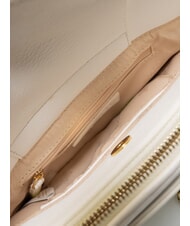 BRACCIALINI GISELLE Shoulder bag with logo and studs white - Women’s Bags - 6