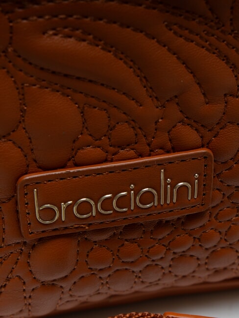 GINGER Quilted camera case bag brown - Women’s Bags