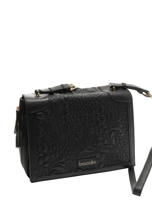 GINGER Shoulder bag with flap black - Women’s Bags