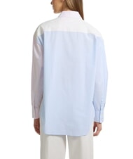 GUESS JEANS LS OVERSIVE POCKETS Loose striped shirt - Shirts