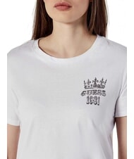 GUESS SS NATURESCAPE  Cotton T-Shirt purwhite - T-shirt - 3
