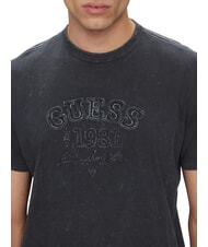 GUESS SS CN TREATED Cotton T-Shirt honest blue - T-shirt - 3