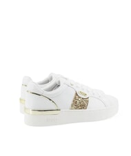 LIUJO SILVIA 906 Sneakers with glitter band glitter white/gold - Women’s shoes - 4