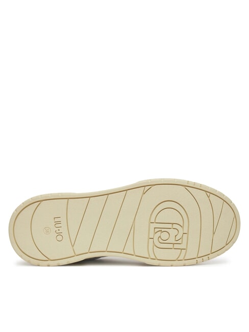 ME 03 Snakers in leather and suede nude/whi/pea - Women’s shoes