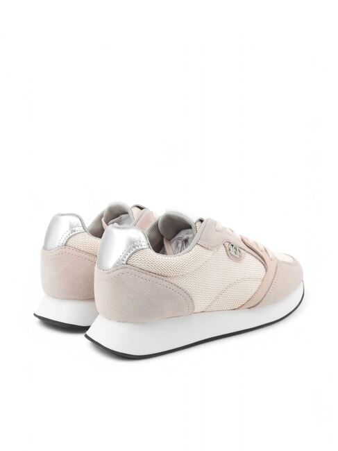 VIBE 03 Leather and fabric running sneakers naked - Women&rsquo;s shoes