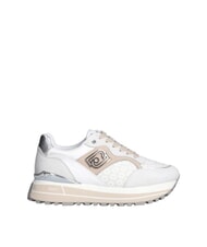 LIUJO MAXI WONDER 73 Sneakers with floral inserts off white - Women’s shoes - 2