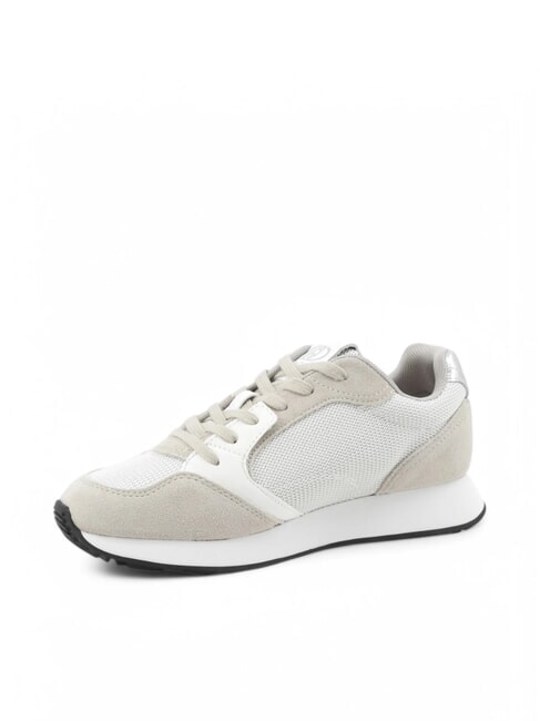VIBE 03 Leather and fabric running sneakers sand/white - Women&rsquo;s shoes