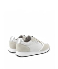 LIUJO VIBE 03 Leather and fabric running sneakers sand/white - Women&rsquo;s shoes - 4