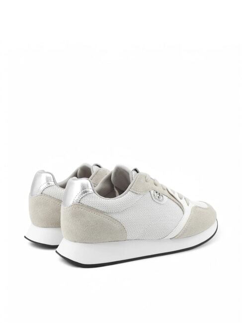 VIBE 03 Leather and fabric running sneakers sand/white - Women&rsquo;s shoes