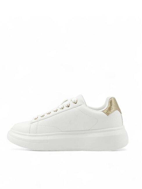 BABOL 02 Platform sneakers with studs white / light gold - Women’s shoes