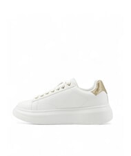 LIUJO BABOL 02 Platform sneakers with studs white / light gold - Women’s shoes - 3