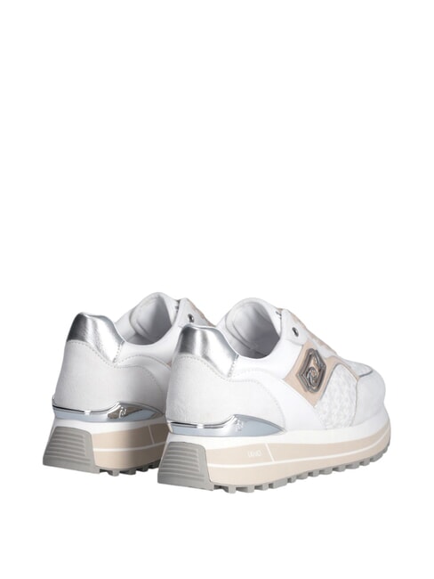 MAXI WONDER 73 Sneakers with floral inserts off white - Women&rsquo;s shoes