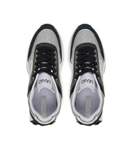 LIUJO LOLO 17 Glitter Sneakers lurex off black - Women’s shoes - 4