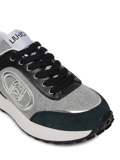 LOLO 17 Glitter Sneakers lurex off black - Women’s shoes