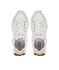 LIUJO LOLO 17 Leather sneakers with pearl logo white - Women’s shoes - 4