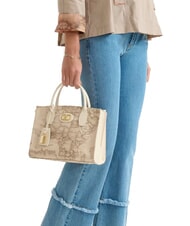 ALVIERO MARTINI PRIMA CLASSE SAND SAFARI GEO Handbag with shoulder strap raffia - Women’s Bags - 5