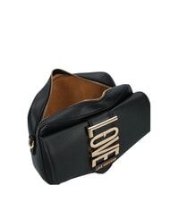 LOVE MOSCHINO VERTICAL LOGO Mini Shoulder Bag Black - Women’s Bags - 4