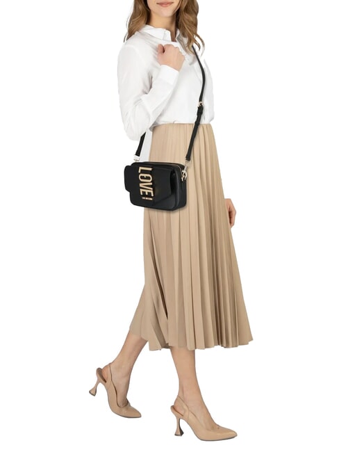 VERTICAL LOGO Mini Shoulder Bag Black - Women’s Bags