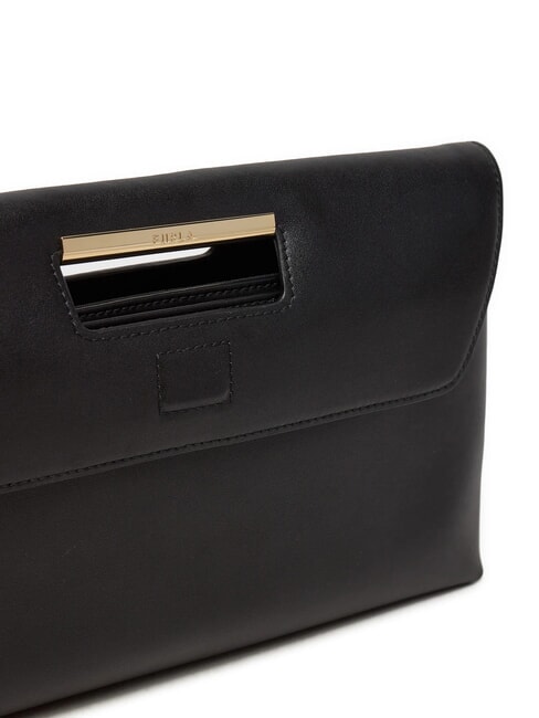 GIADA Large leather clutch bag Black - Women’s Bags