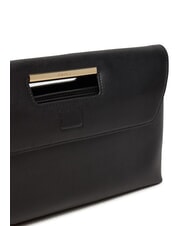 FURLA GIADA Large leather clutch bag Black - Women’s Bags - 3