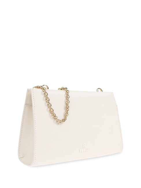 MYFURLA Leather clutch bag with chain shoulder strap PANNA - Women’s Bags