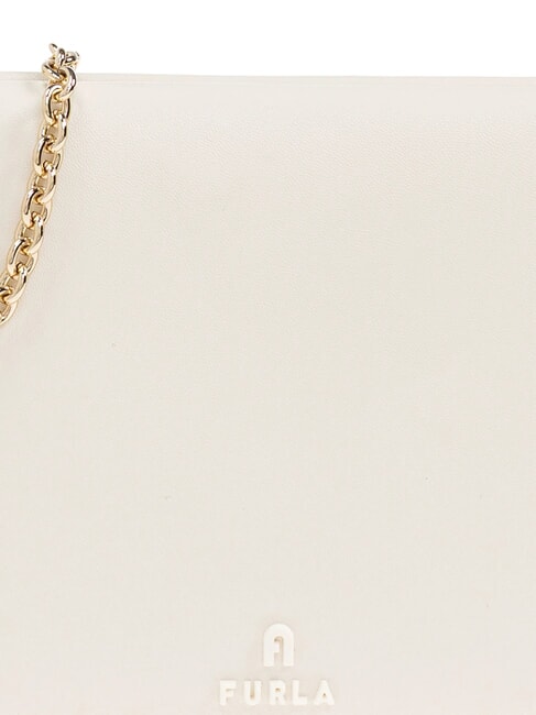 MYFURLA Leather clutch bag with chain shoulder strap PANNA - Women’s Bags