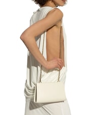 FURLA MYFURLA Leather clutch bag with chain shoulder strap PANNA - Women’s Bags - 6