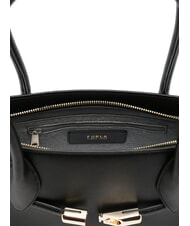 FURLA GOCCIA Small leather shoulder bag Black - Women’s Bags - 4
