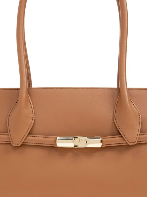 GOCCIA Small leather shoulder bag brandy - Women&rsquo;s Bags