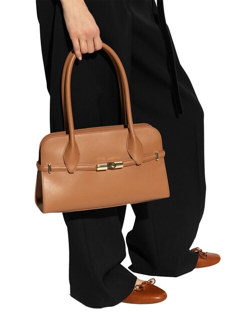 GOCCIA Small leather shoulder bag brandy - Women&rsquo;s Bags