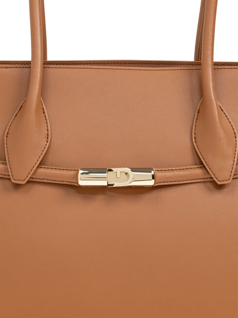 GOCCIA Leather shoulder bag brandy - Women’s Bags