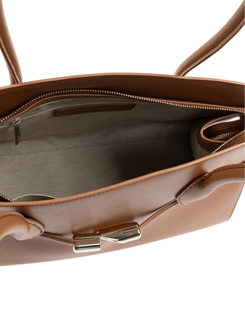 GOCCIA Leather shoulder bag brandy - Women’s Bags