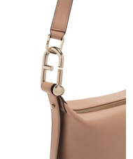 FURLA NUVOLA M Double portability leather bag greige - Women&rsquo;s Bags - 3