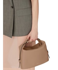 FURLA NUVOLA M Double portability leather bag greige - Women&rsquo;s Bags - 5