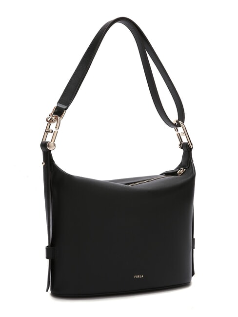 NUVOLA M Double portability leather bag Black - Women’s Bags