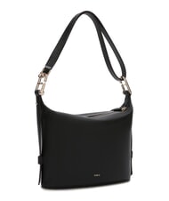 FURLA NUVOLA M Double portability leather bag Black - Women’s Bags - 2