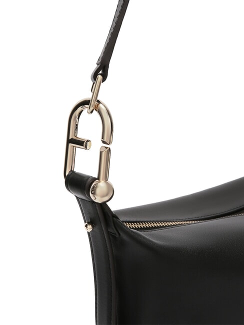 NUVOLA M Double portability leather bag Black - Women’s Bags