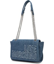 LOVE MOSCHINO DENIM  Shoulder bag / crossbody bag blue - Women&rsquo;s Bags - 3