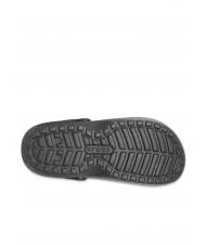 CROCS CLASSIC GLITTER LINED CLOG Padded sabot black/silver - Women’s shoes - 7